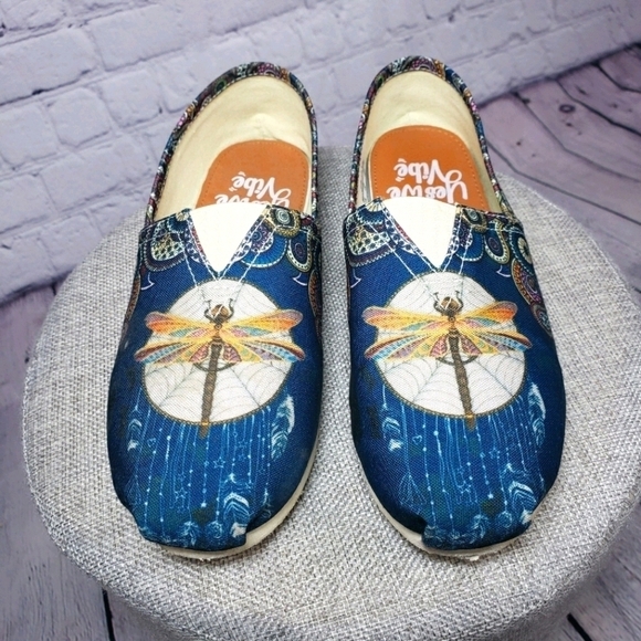 YES WE VIBE Dream Dragonfly Slip-on Shoes … - Picture 1 of 12